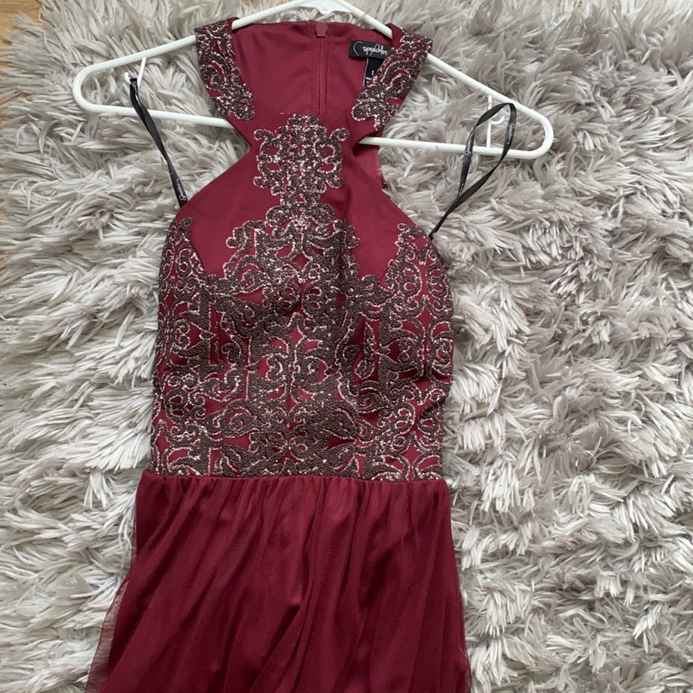 Maroon Prom Dress